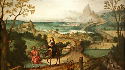 Lucas Gassel Vlucht naar Egypte (1542)