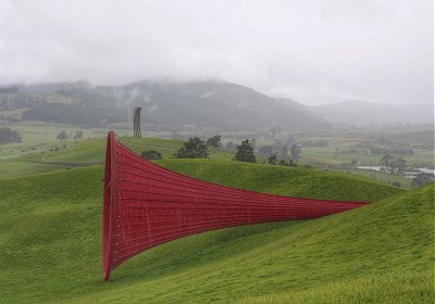 Anish Kapoor, Dismemberment, Site 1 -  Gibbs Farm Sculpture Park, Kaipara Harbour, New Zealand