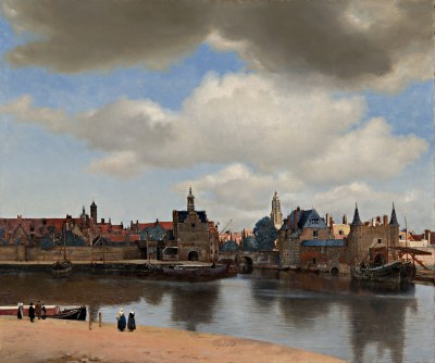 Gezicht op Delft (ca.1660-1661), Johannes Vermeer