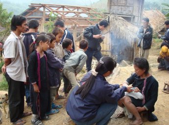 Veldbezoek Leprabestrijding in Luang Namtha, Laos