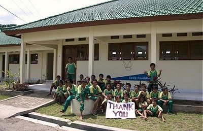 The new school in Lombok