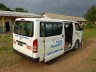 One of the Turing Foundation busses for School on Wheels, Cameroon, Turing project Visit, March 2012